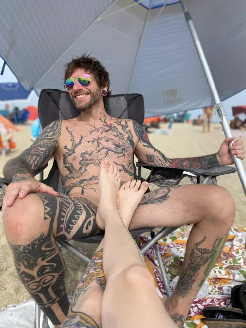 2nd time at the beach and it already feels like home 