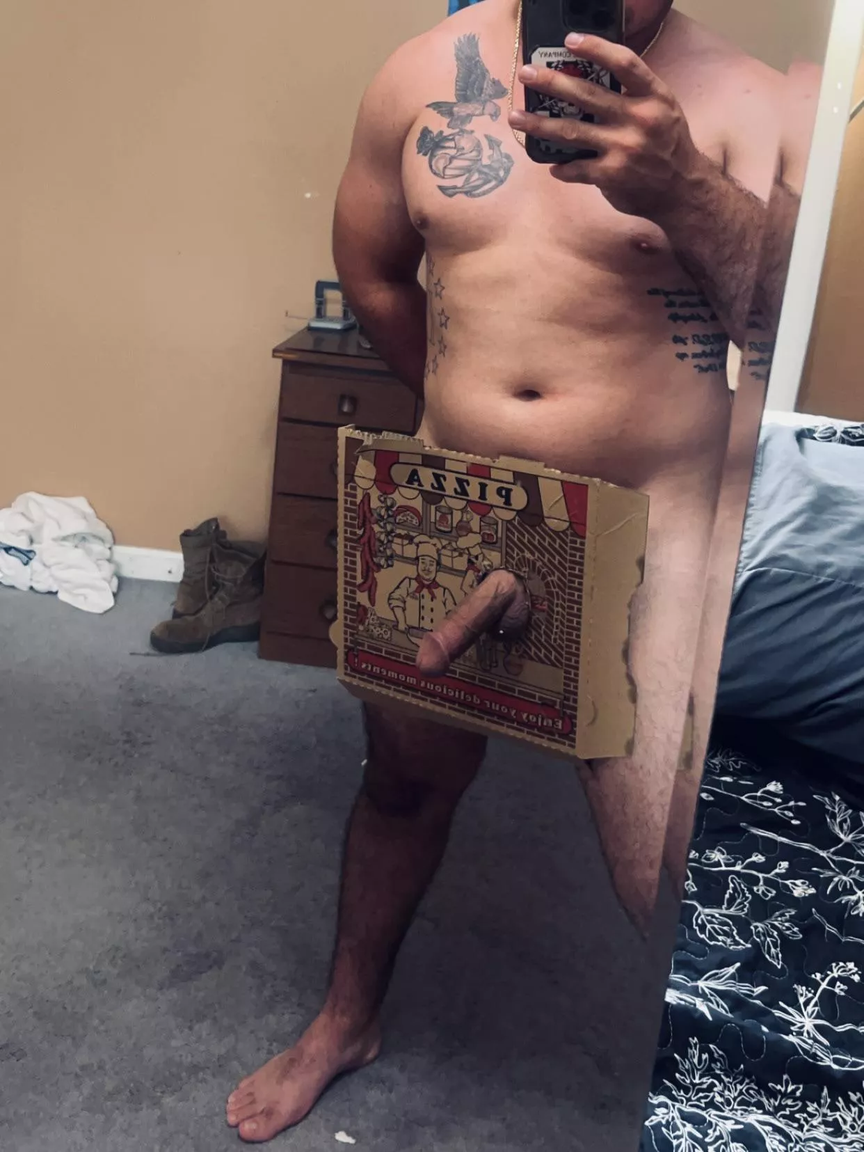 Anyone on duty order a sausage pizza? 