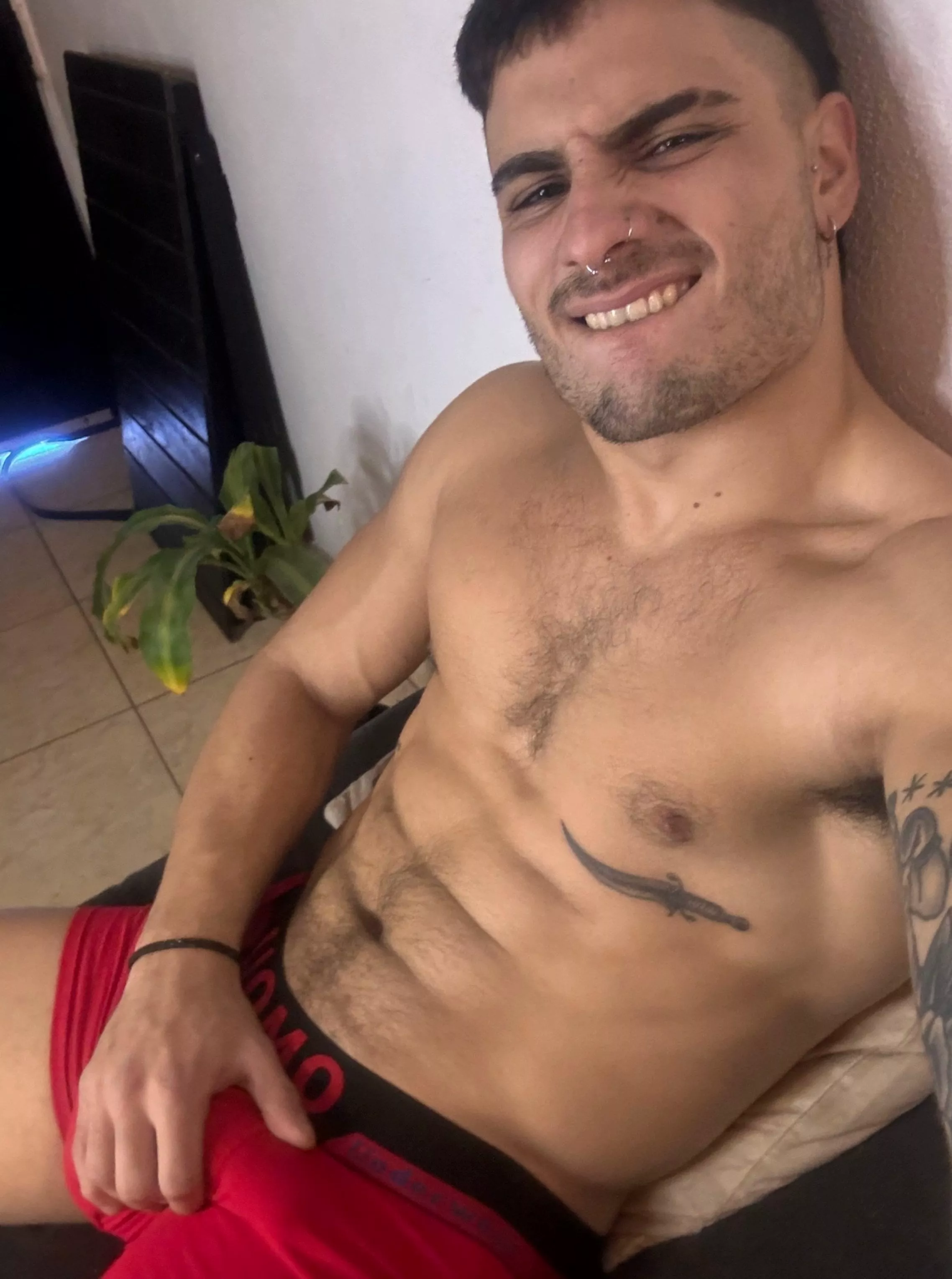 Bulging beauty bares all (almost)