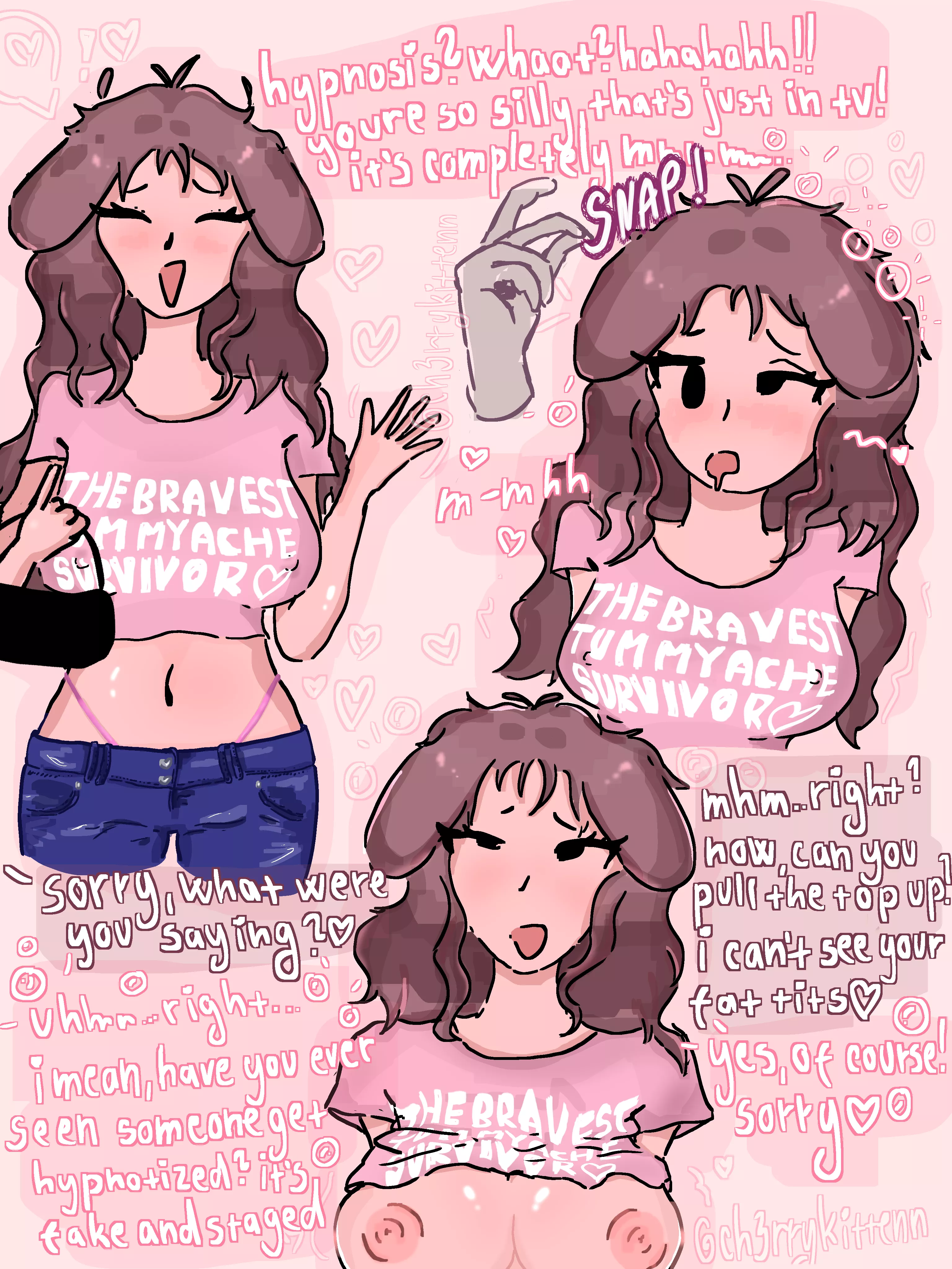 cheeky puppygirl gets hypnotized [character - cookie (oc)] (ch3rrykittenn)