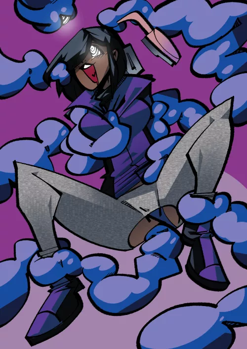 Daniella tentacled and hypno'd [OC] [4five1]