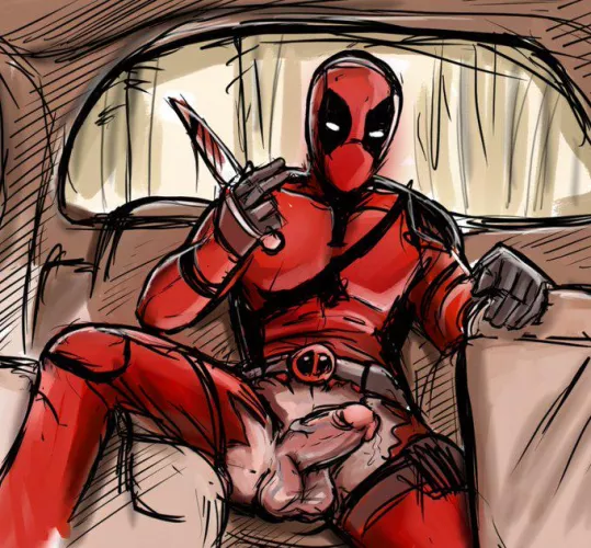 Deadpool doodle  (OC/UtterDegen)