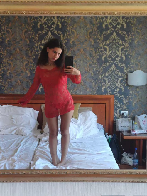 Do you like my see through dress? 🤭