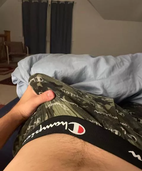 Feeling proud in my boxers 