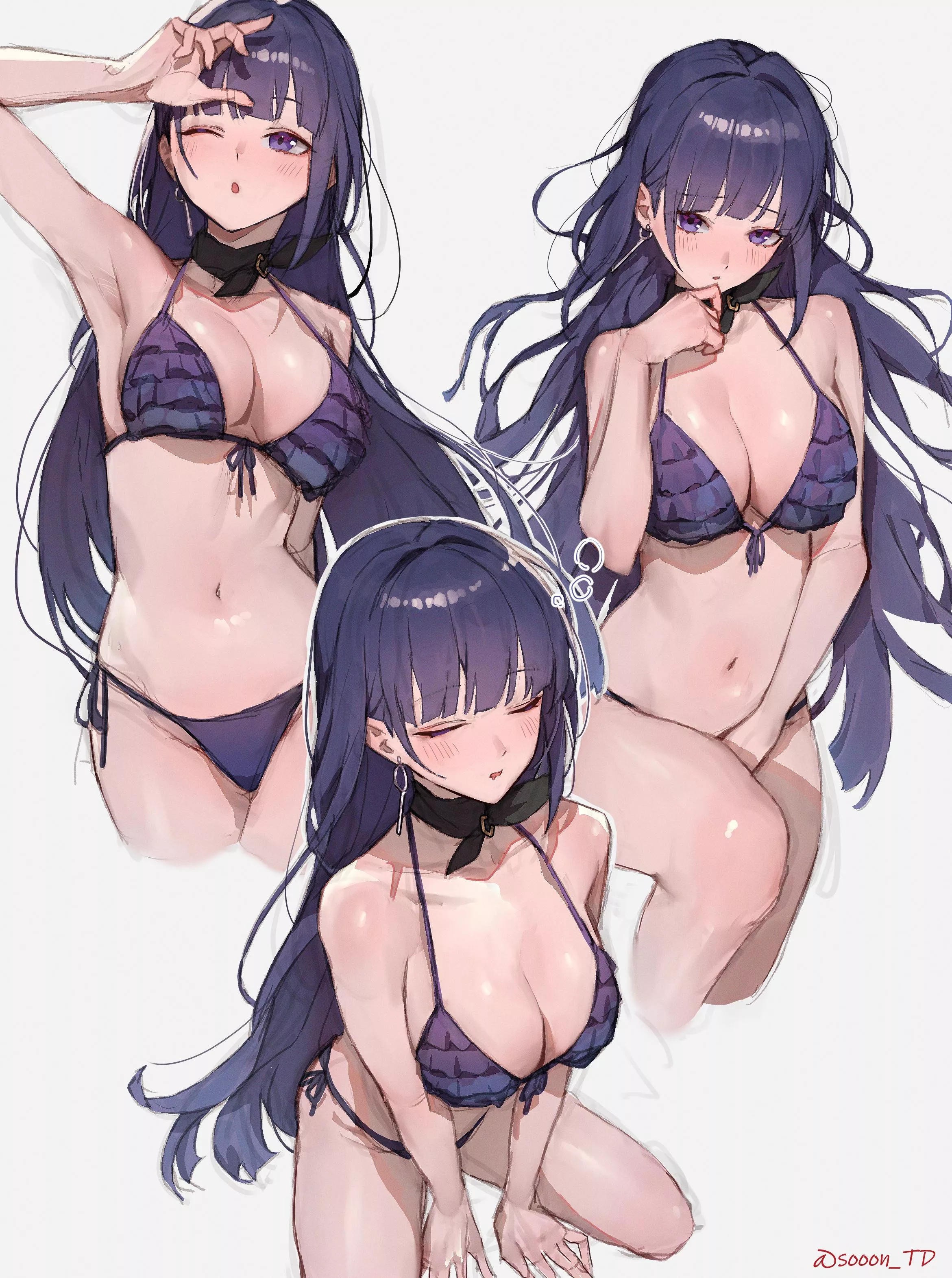 Frilly bikini Raiden Mei