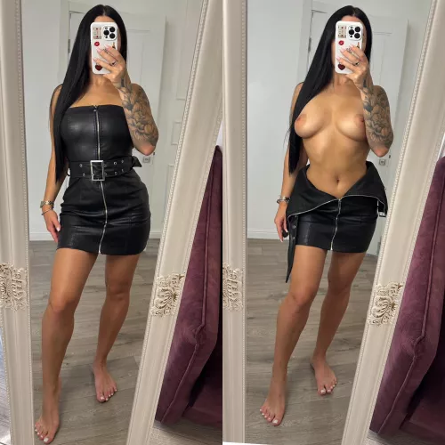 I like this dress because you can take it off quickly