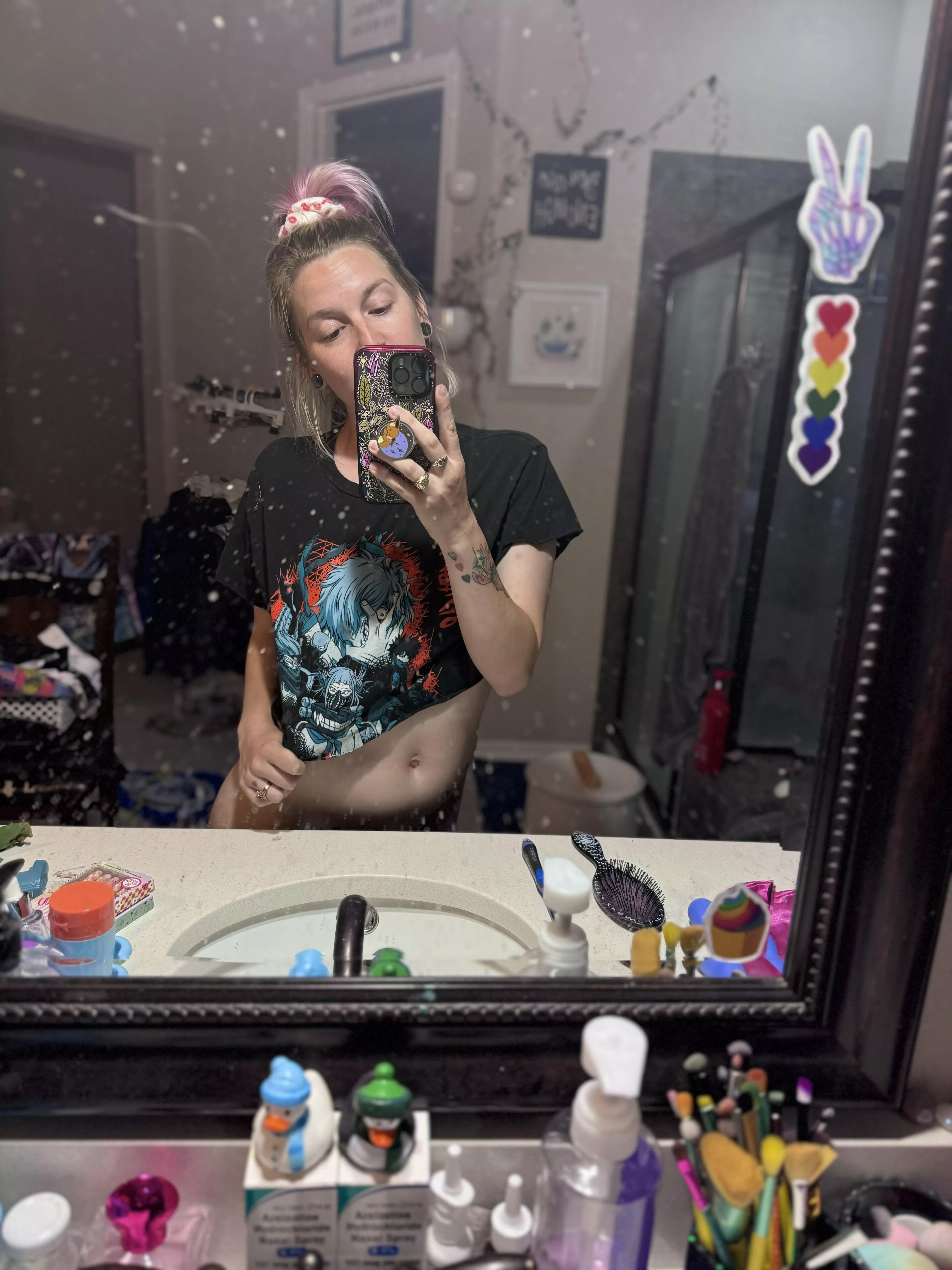 I like to stay in and snuggle and watch anime 