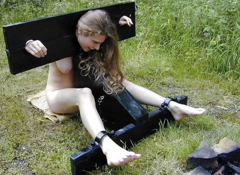 Lady of the house at a garden party