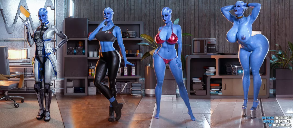 Liara's Bimbofication (the_afterlife)