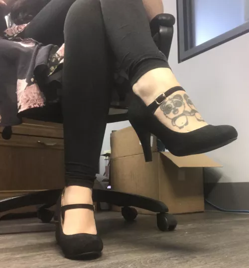 Love wearing these heels to work