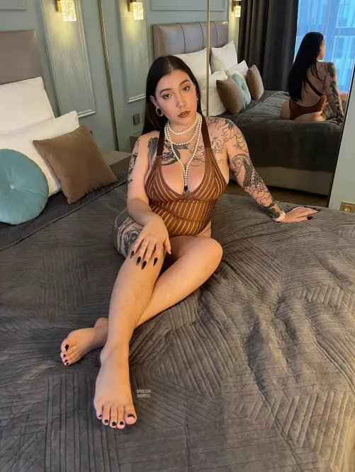 My inked body is a shrine to your devotion