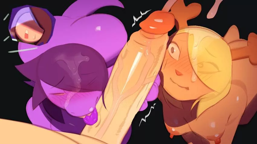 [Susie/Noelle] worship [Kris] cock (svarzye) 