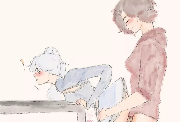 Whiterose Ruboner clothed sex by AkrtsyWolf