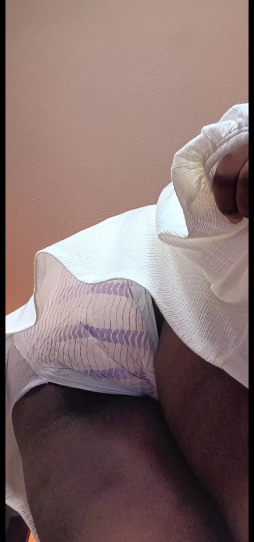 You reach to pick up something you dropped and catch a glimpse of what's under my skirt. What would you do next? (,,> . <,,)