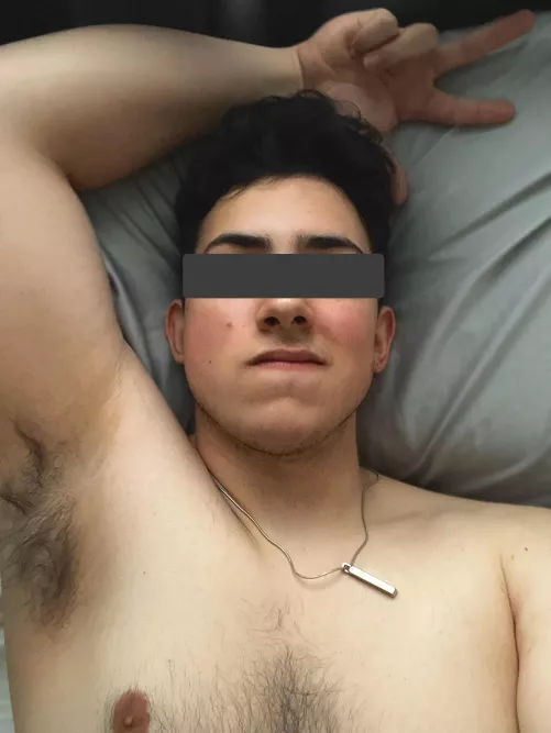 You sniffing or licking?