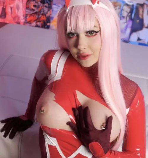 Zero Two from Darling in the Franxx by Purple Bitch