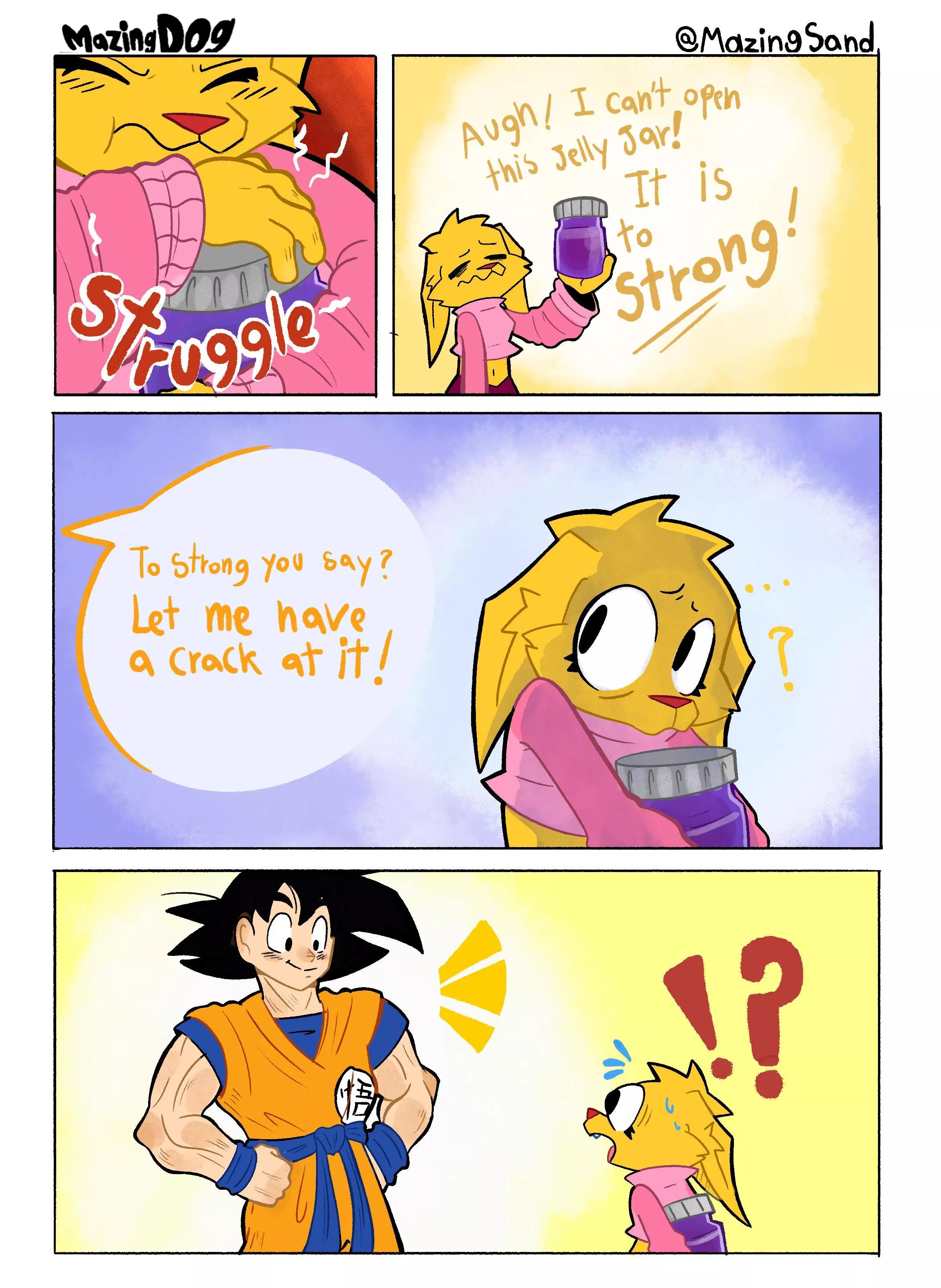 A MazingDOG COMIC!!! “How strong is it?”