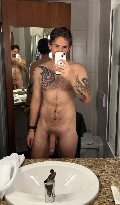 A soft chest for cuddling 