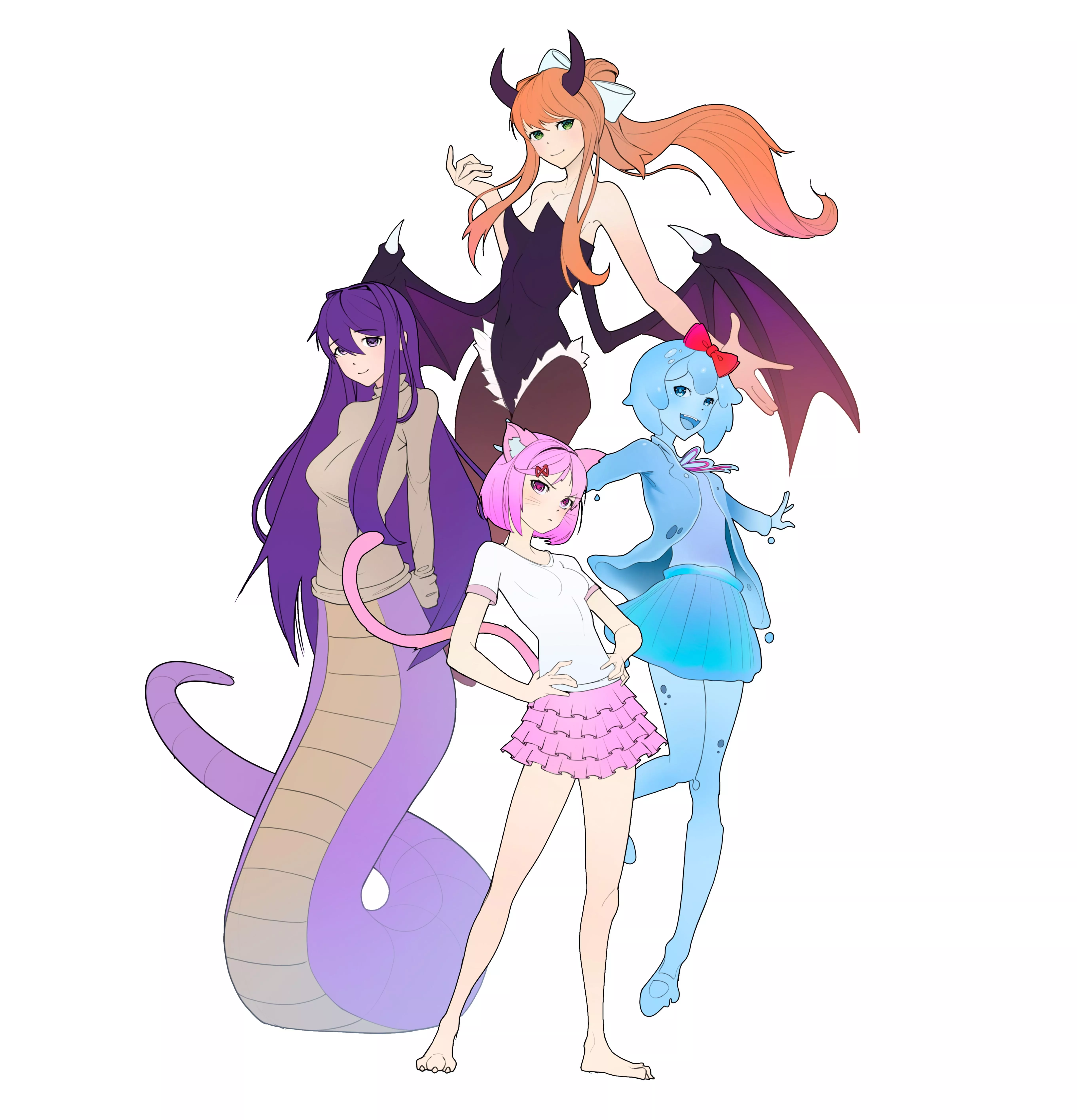 DDLC but monster girls!