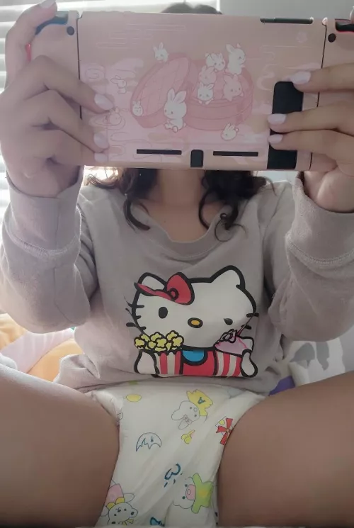 Diapers always makes gaming better🩷