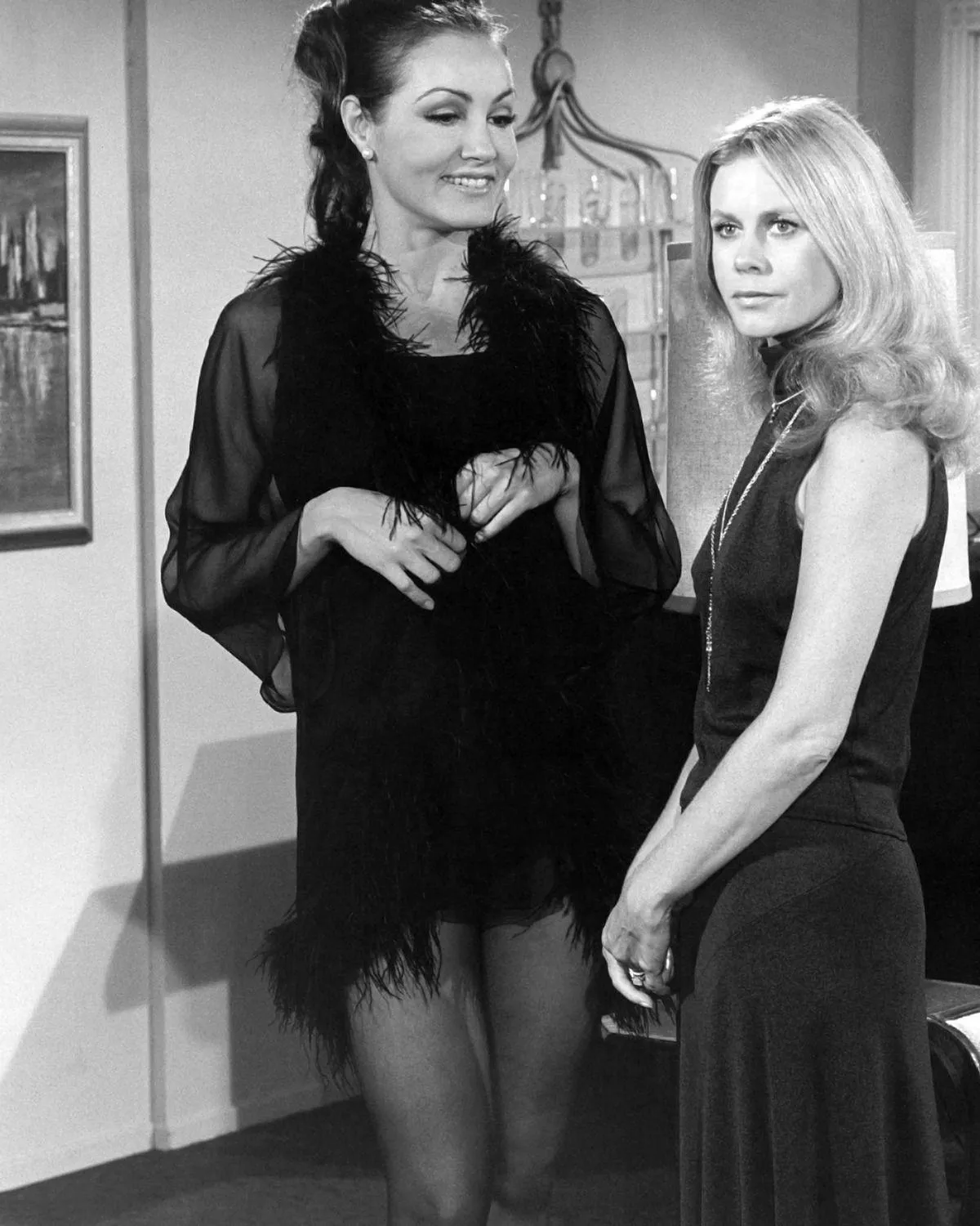 Julie Newmar and Elizabeth Montgomery (1960s)