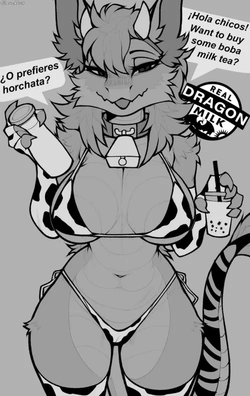 Milk tea? [F] (claweddrip)