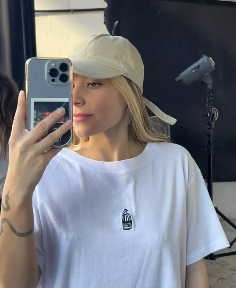 No bra needed with an oversize shirt