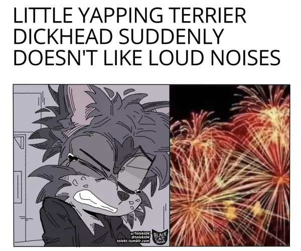 [OC] Oh, so NOW you don’t like loud noises, huh!?!