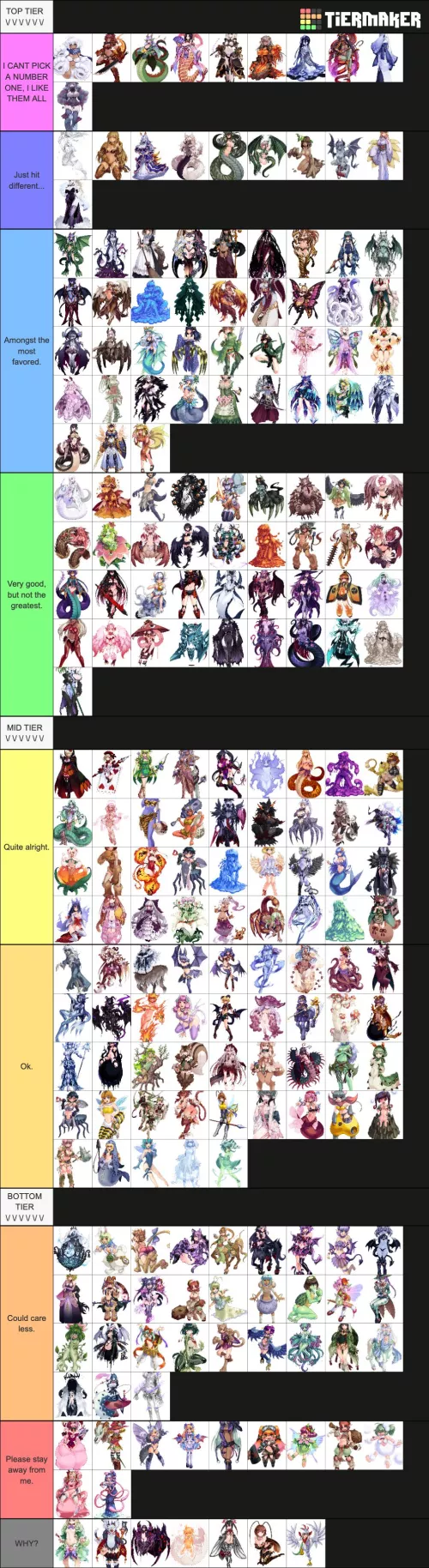 Probably the most esoteric taste in (Kenkou Cross's) monster girls you'll see.