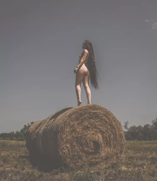 summer heat and hair (self shot)