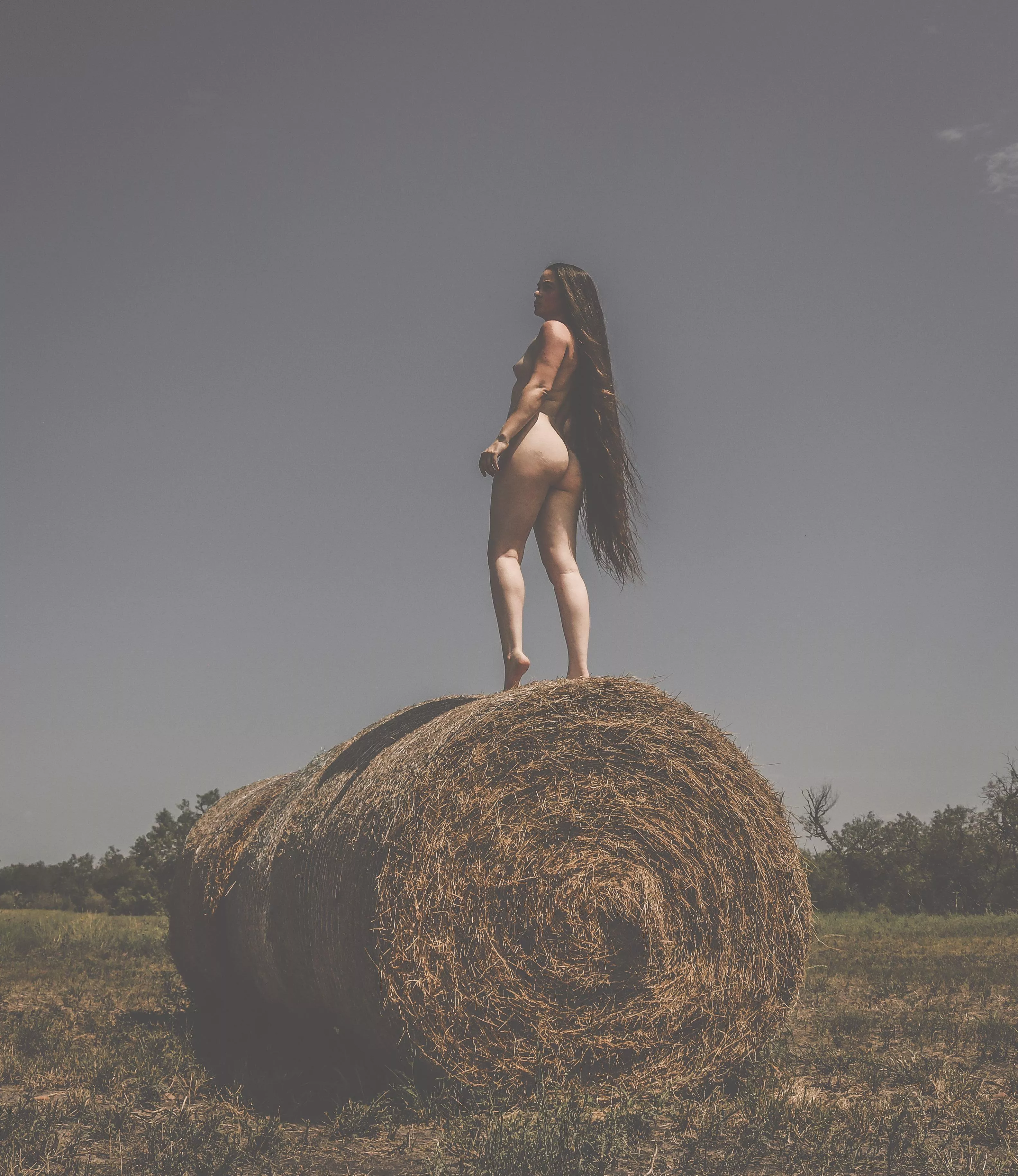 summer heat and hair (self shot)