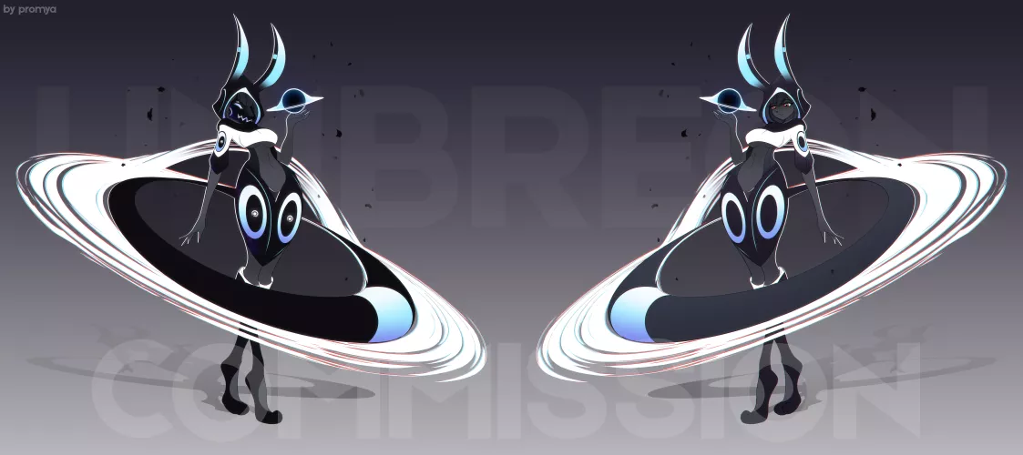 The Robo-Umbreon commission is complete 💫