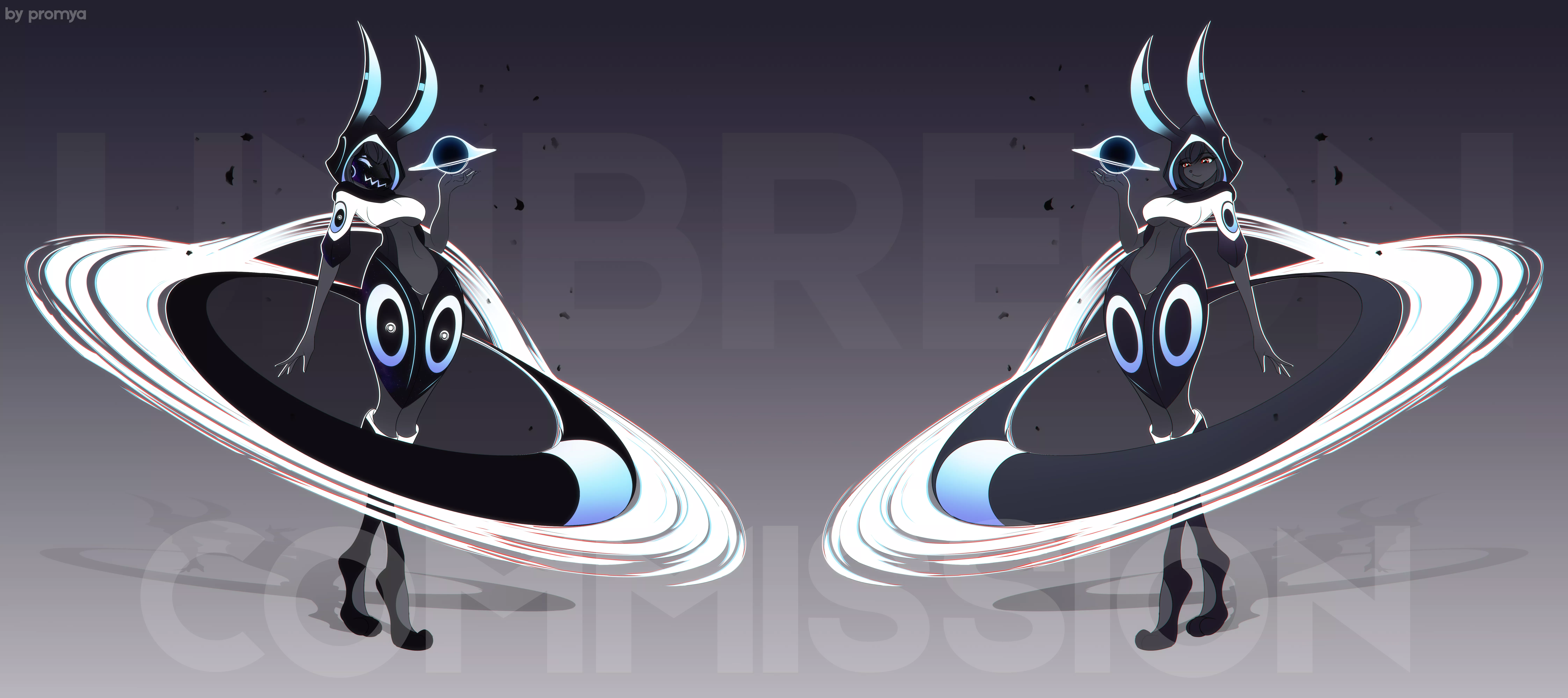 The Robo-Umbreon commission is complete 💫