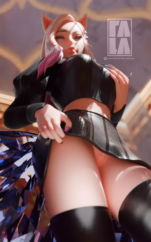 Baddest Ahri. (Talaneon3D)