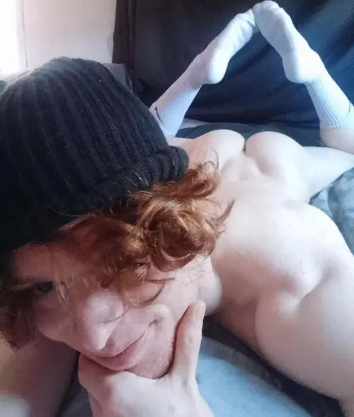 Ginger twink peach butt and socks 🍑🧦