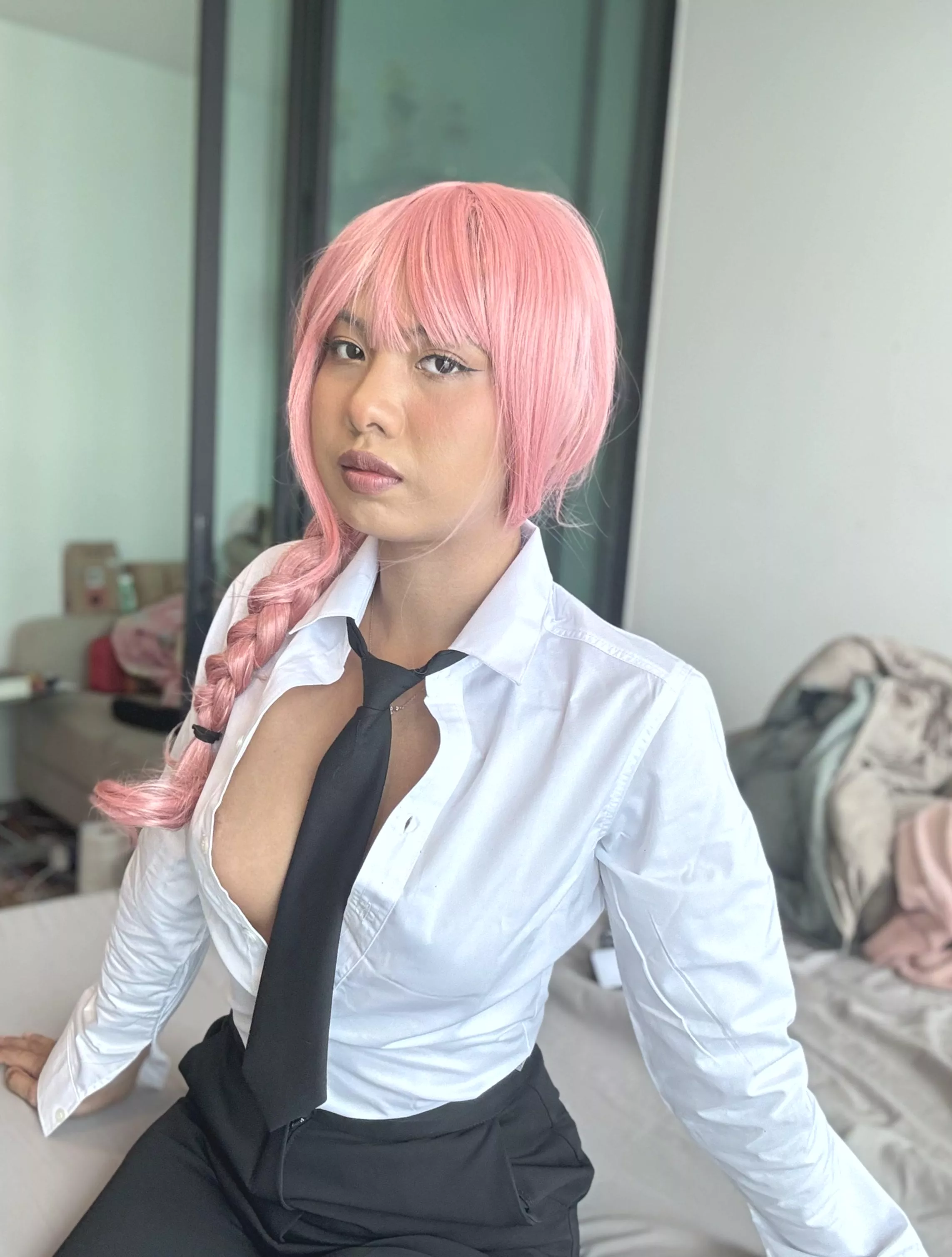 I caught you looking up my skirt!