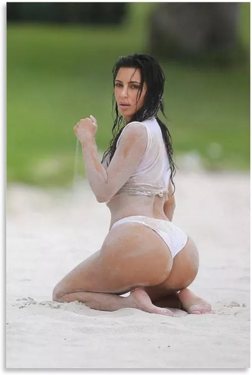 Kim Kardashian in white 
