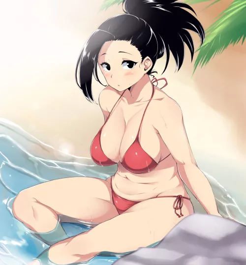 Momo at the beach (moisture)