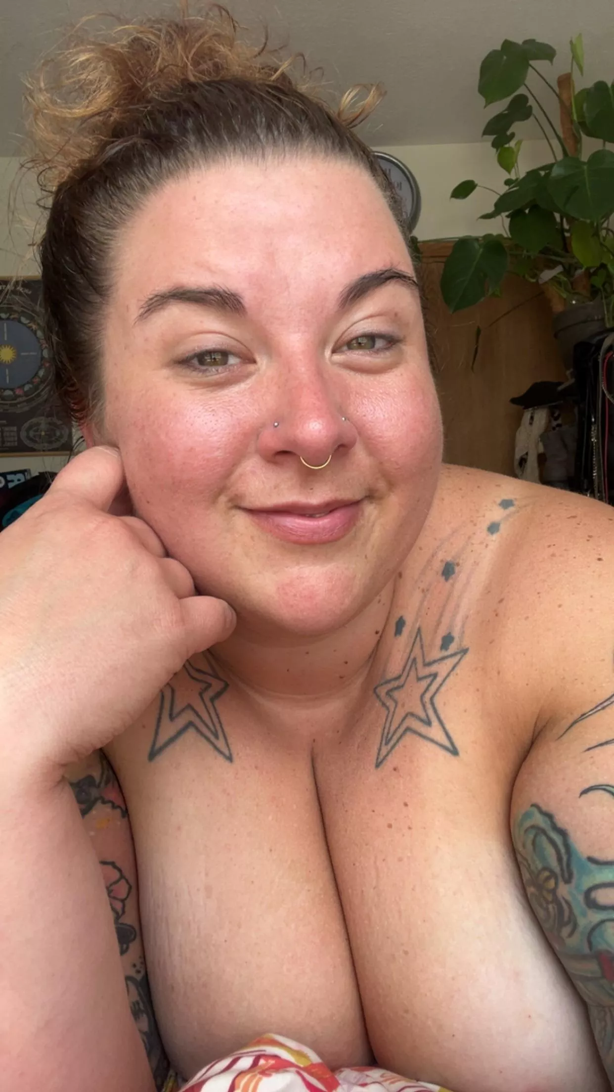 No makeup!! 😬😬😬