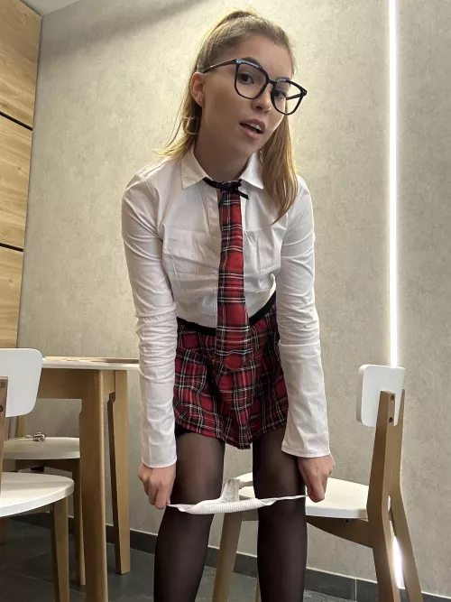 Panties come off on their own when I see smart guys