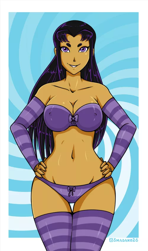 [Shadako26] (Teen Titans) Blackfire's body is hypnotic. Character is an adult