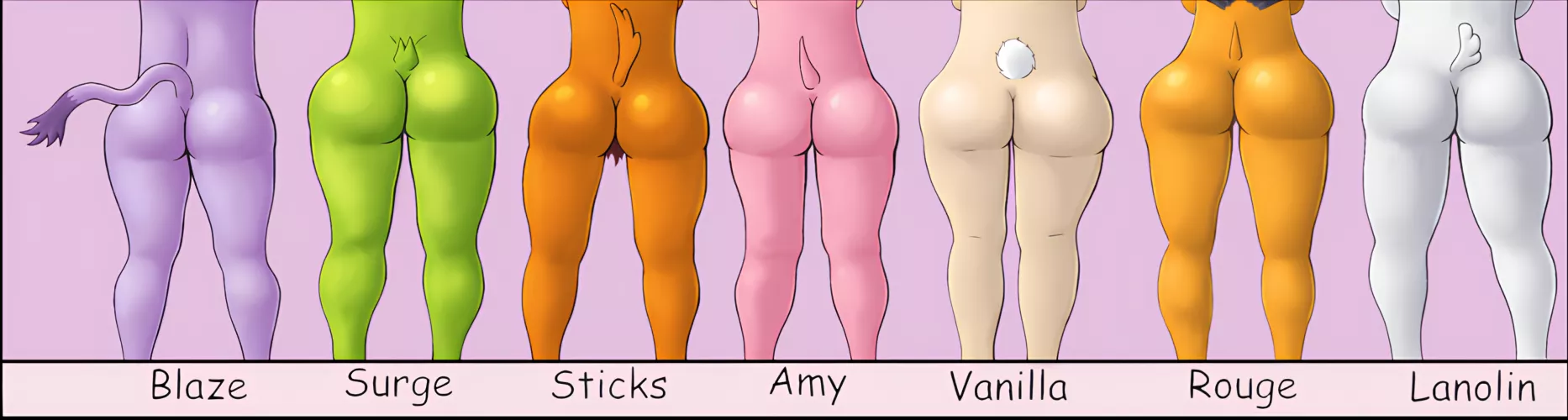 Whose butt is your favorite?