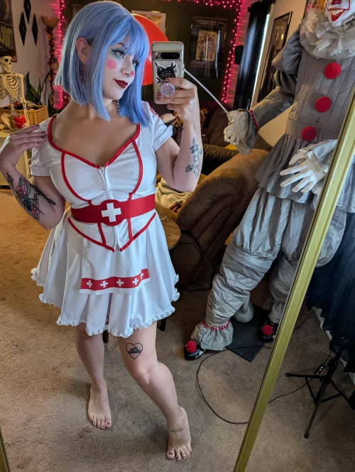 Would you let me probe you with medical instruments? I earned my degree at Clown College. 