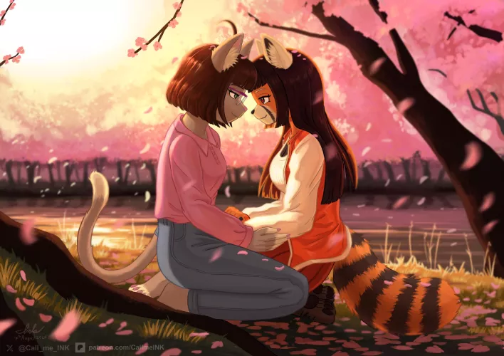 Blossoming Love 💕 (art by me)