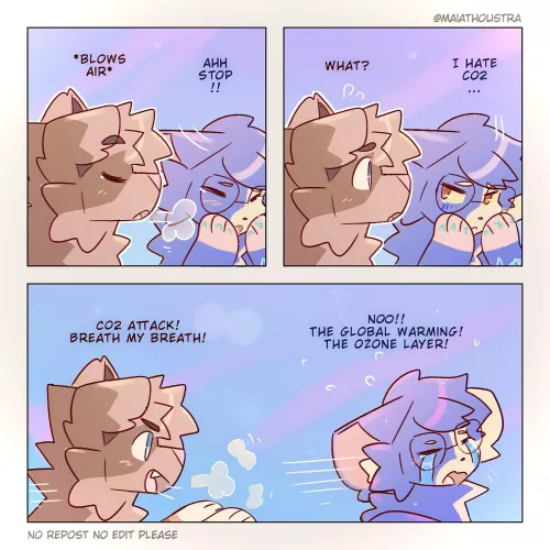Co2, comic by me @maiathoustra