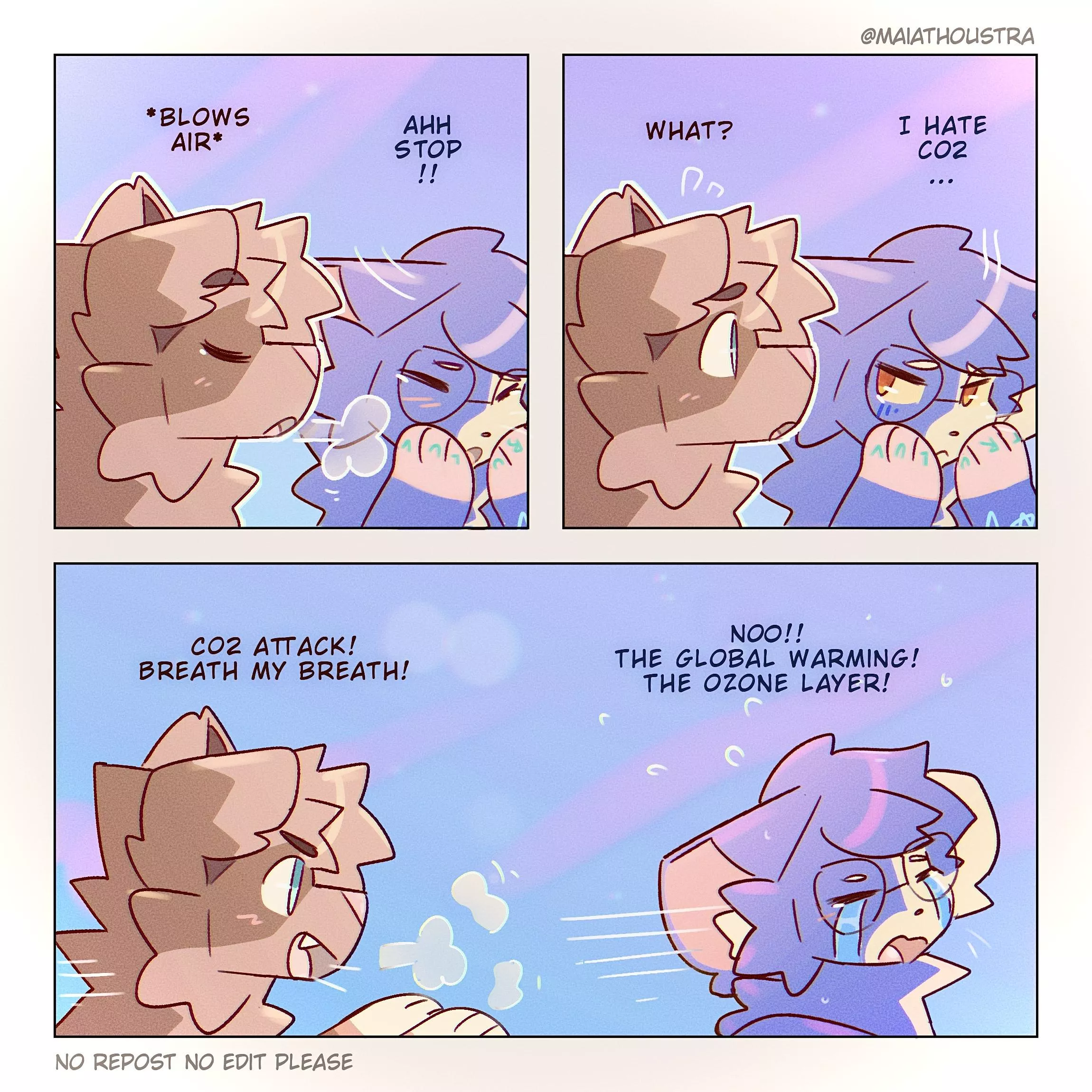 Co2, comic by me @maiathoustra