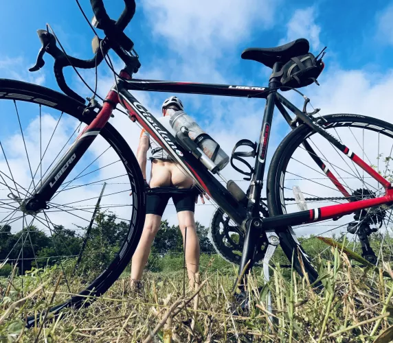 Dad’s out mooning traffic…again…