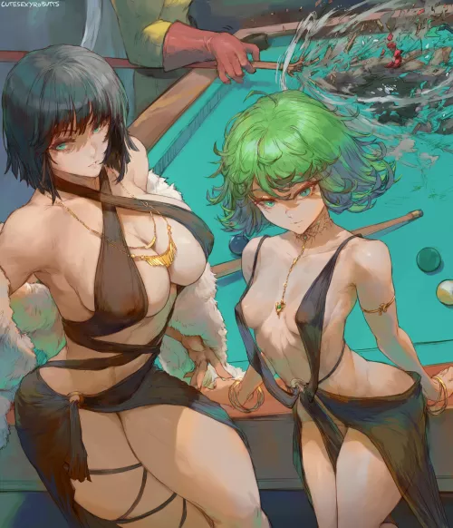 fubuki & tatsumaki (cutesexyrobutts)