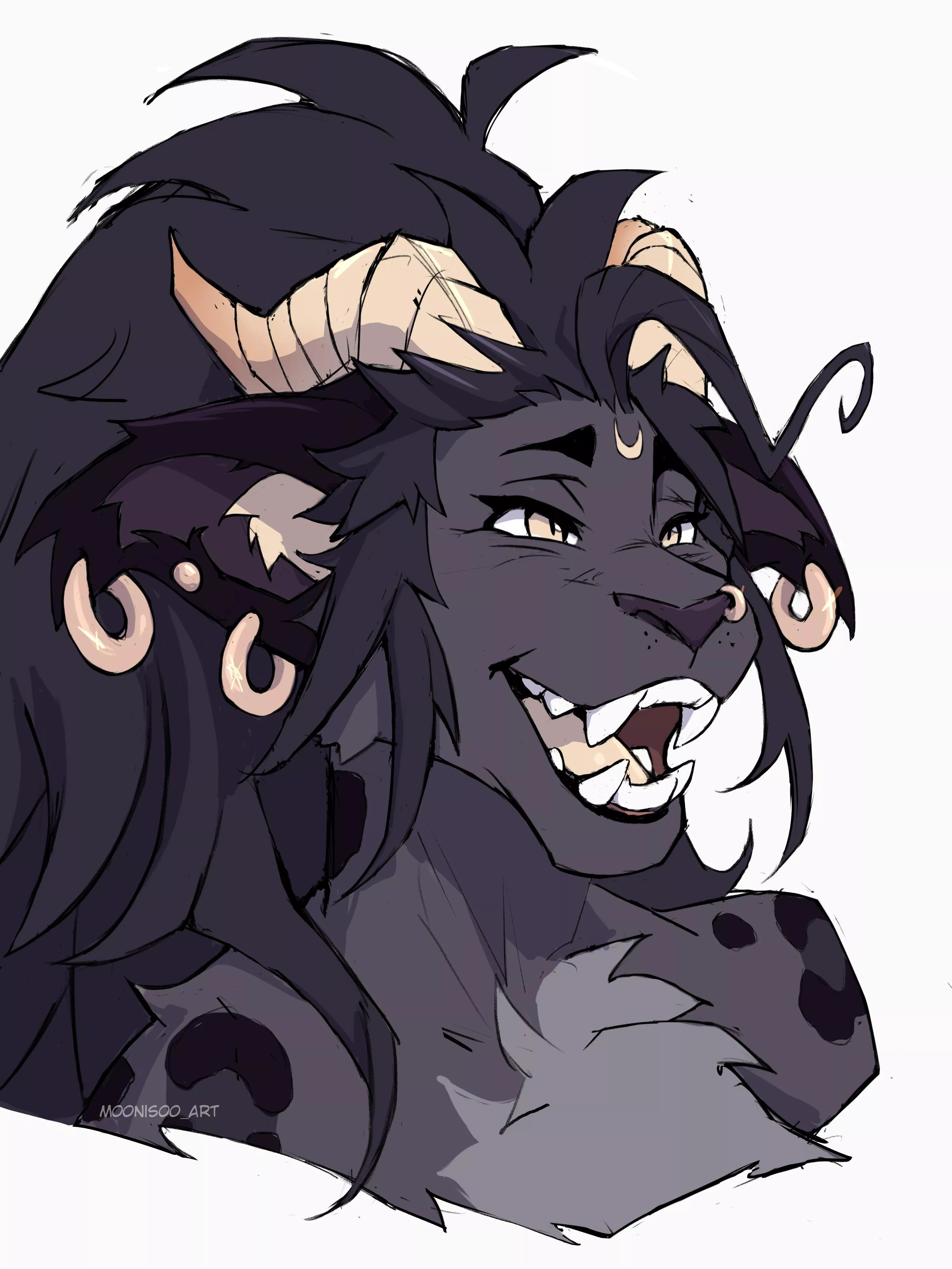 My 3rd sona, I guess 😬 How many do you have? [art by me]