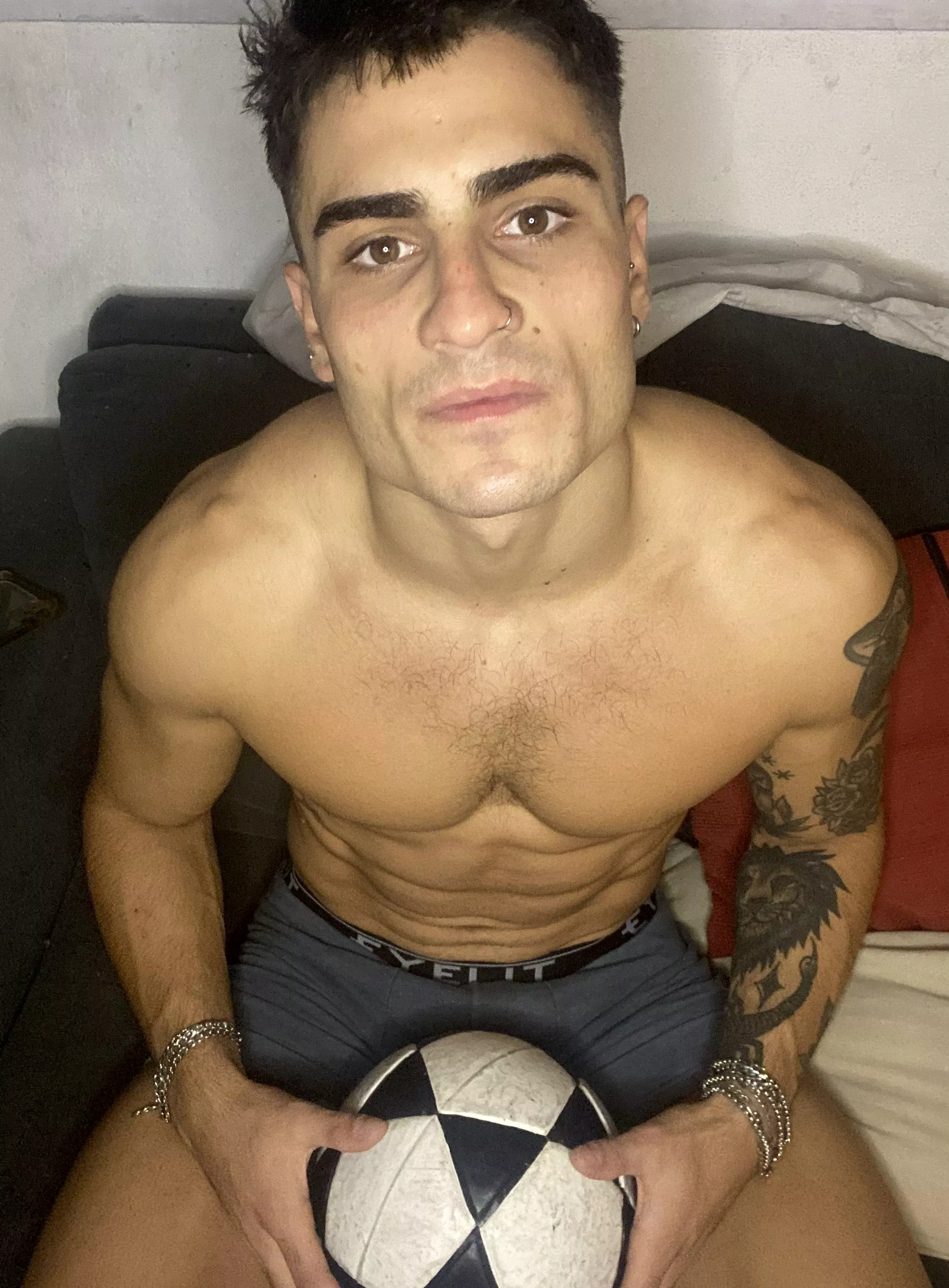 This alpha male's hung, ripped, and ready to pound